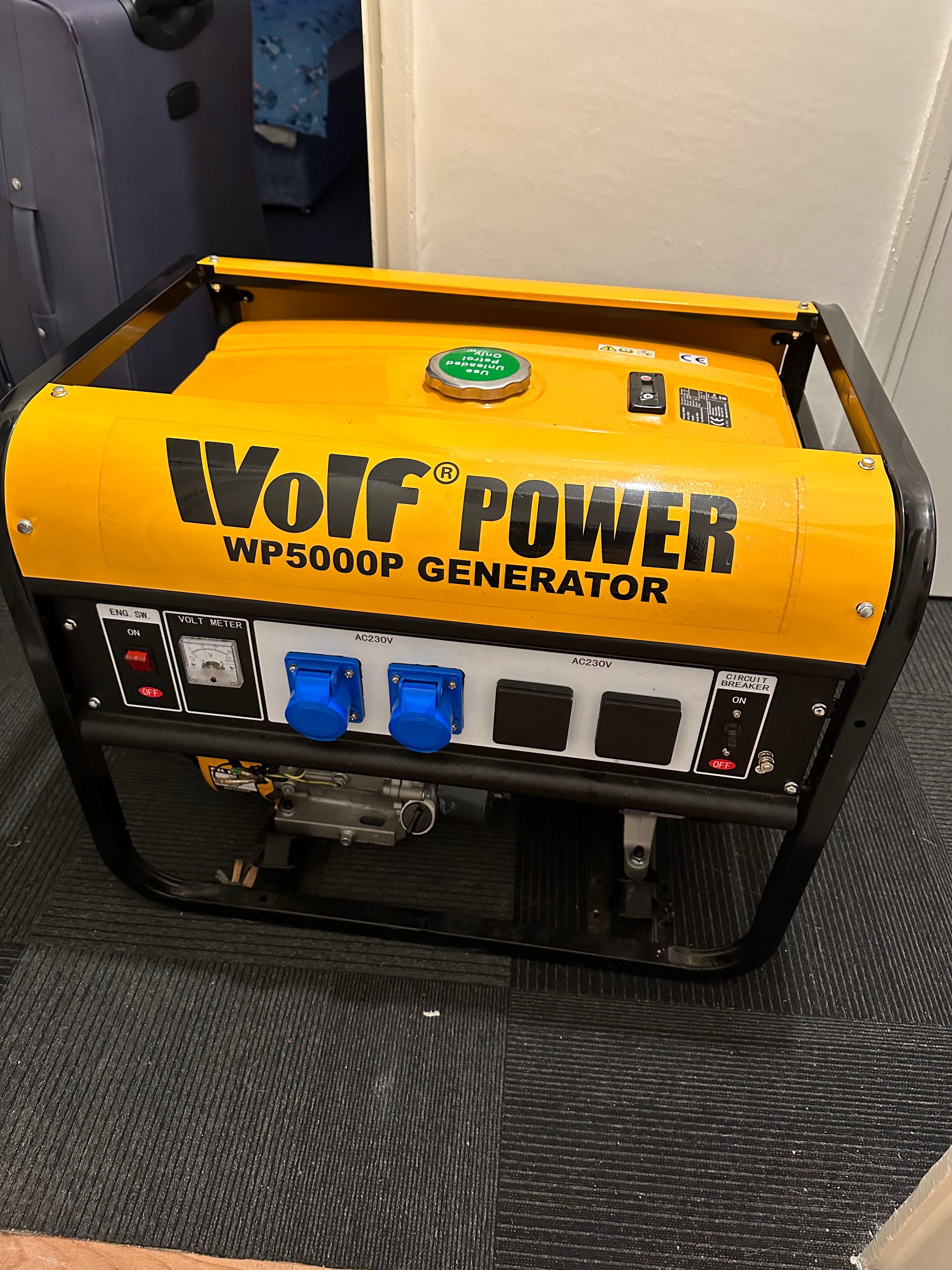 генератор Wolf power WP-5000P GENERATOR