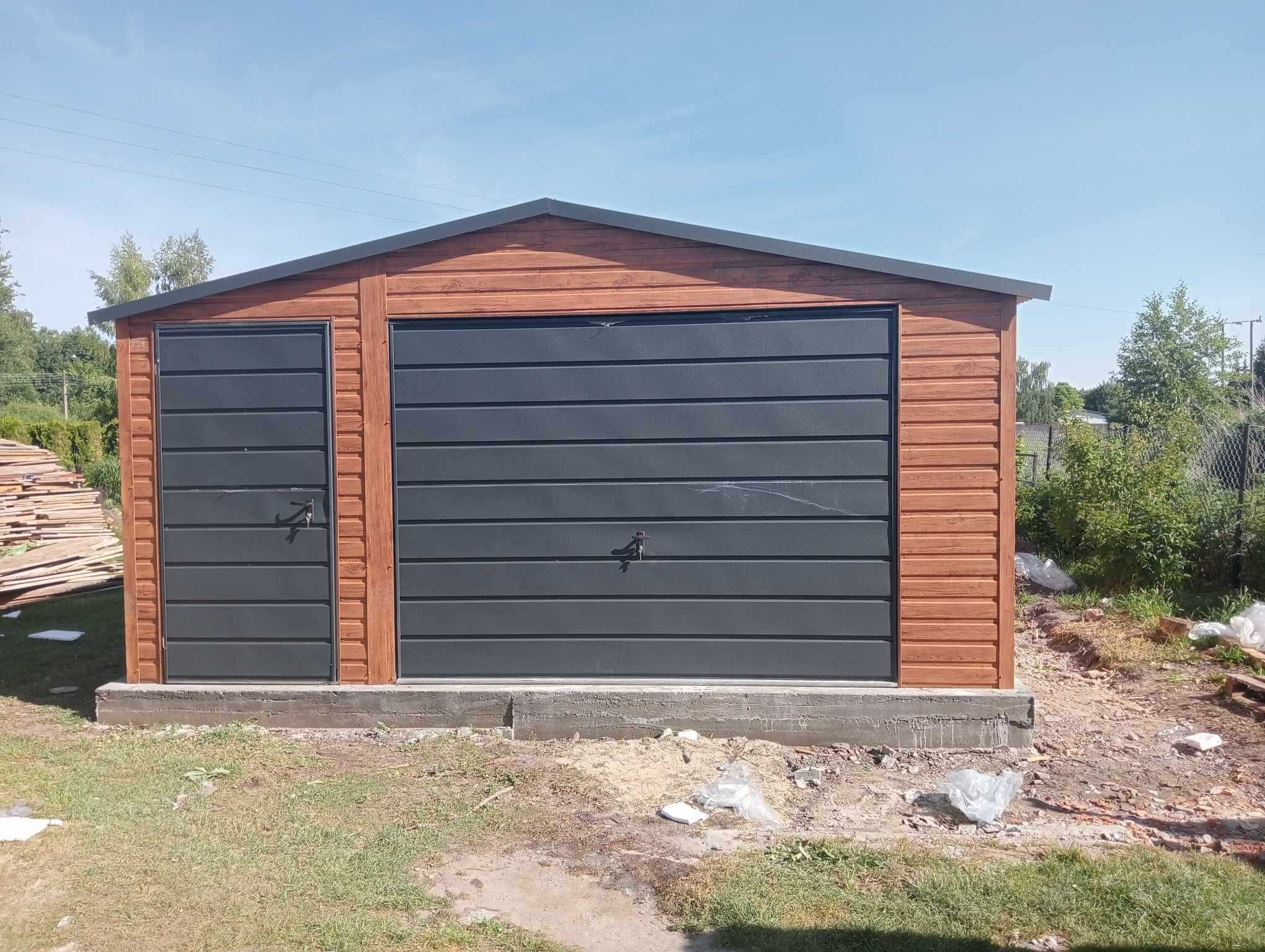 Garaż Blaszany 5x6m PREMIUM Dwuspadowy – Tanio i Szybko