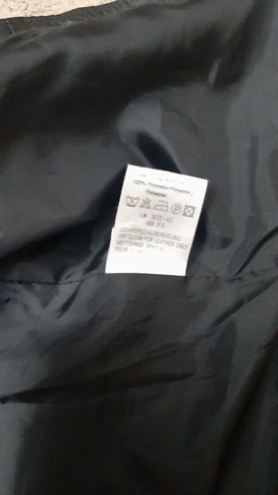 Kamizelka skórzana sznurowana 42