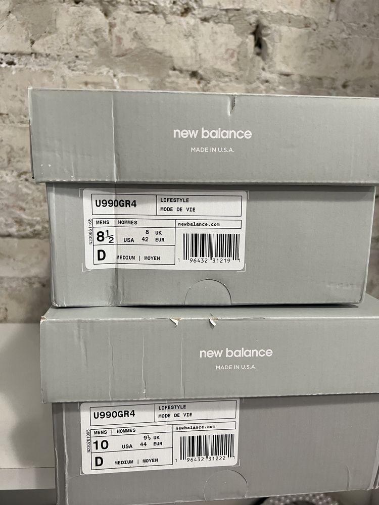 Кросівки New Balance 990 v4 оригінал нові