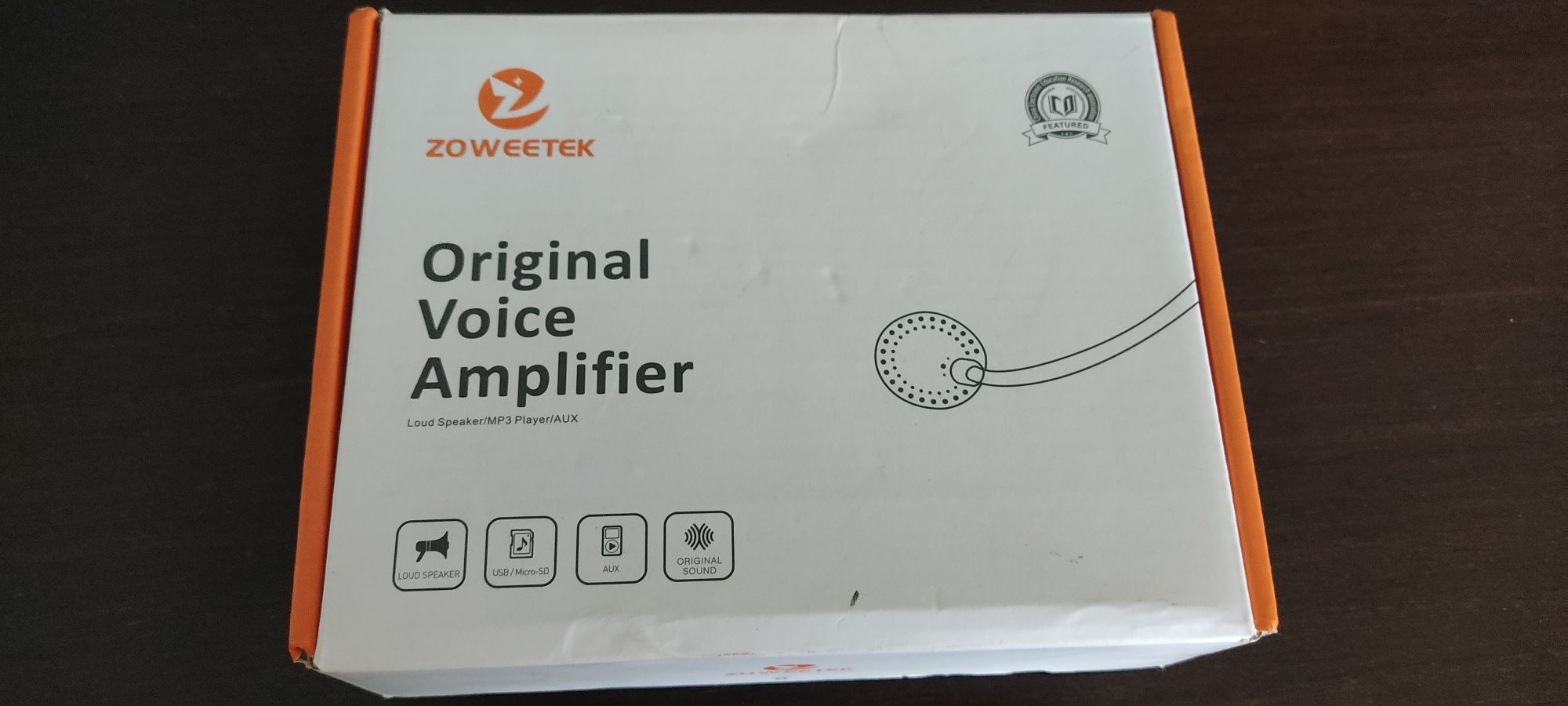 Amplificador de voz (uso com microfone c/ fio)