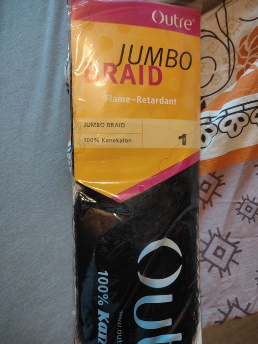 Czarne włosy Outre Jumbo braid