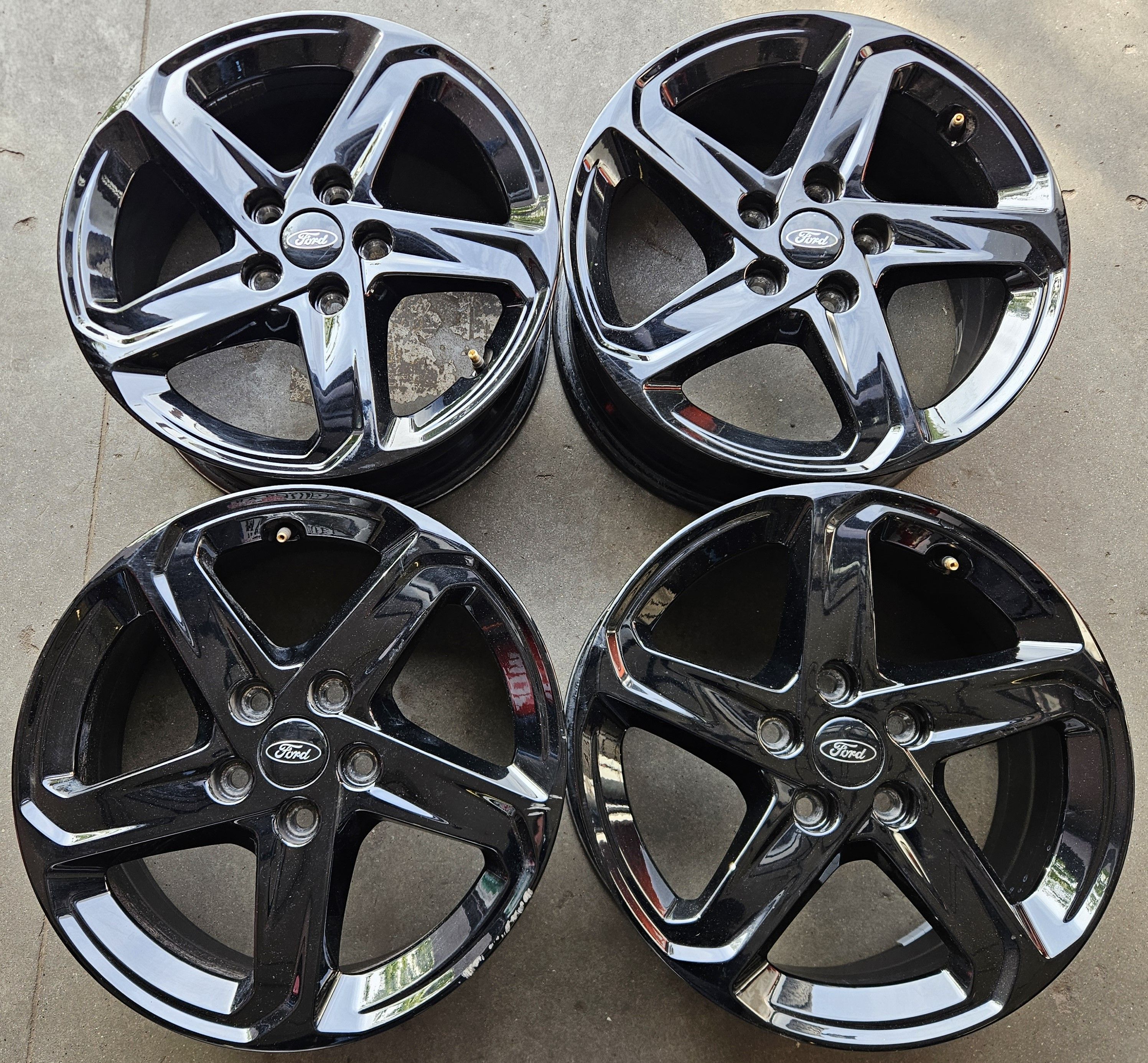 4x Felgi alu oryginalne Ronal FORD OE 6.5 x 16 5x108 ET50 +czujniki