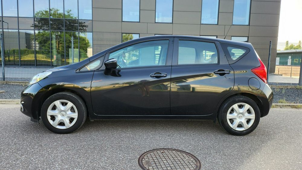 Nissan Note Salon PL 95tys km Klima Tempomat 1.2PB 2016r 5D Isofix