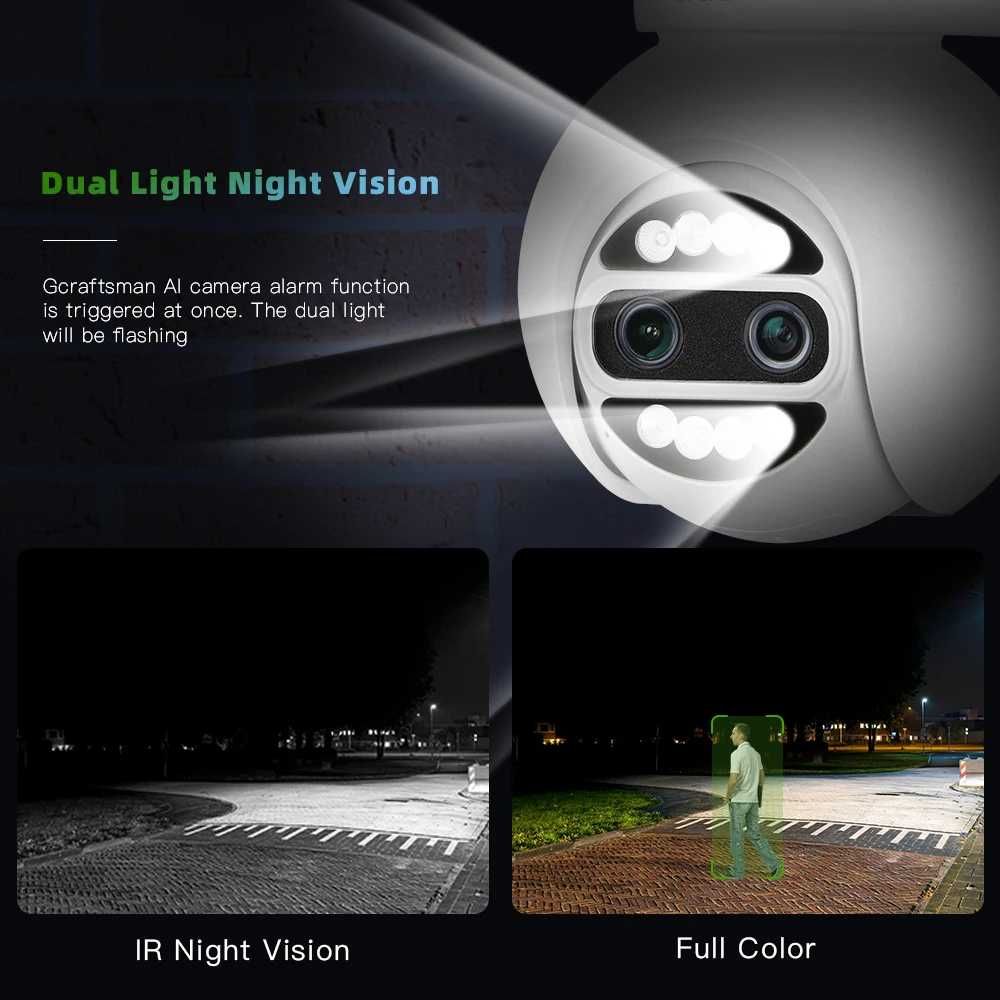 XMEYE G.C POE PTZ 4MP 3.6mm + 8mm Zoom  Outdoor IP Camera