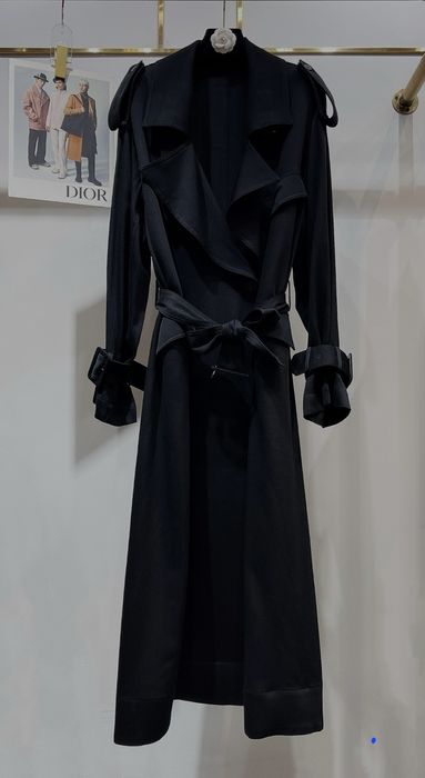 Wełniany Trench - Dior