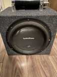 Głośnik rockford fosgate p3d412 uszkodzony