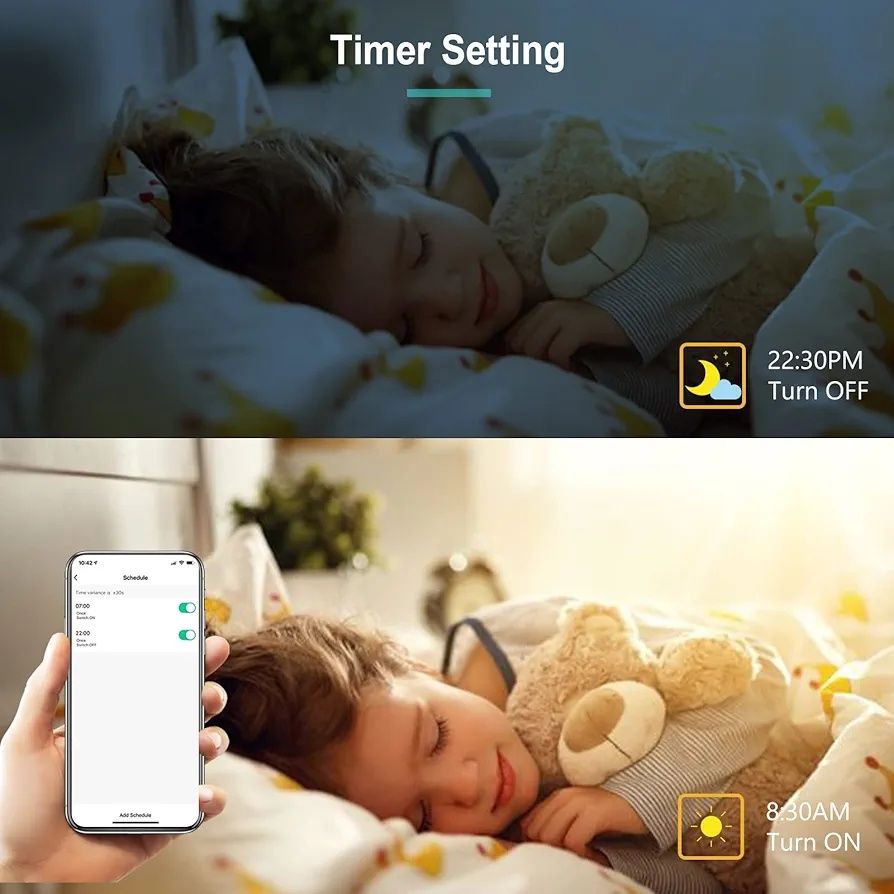 4 szt Żarówka Smart WIFIAlexa LEDGU10 7W,przyciemniane żarówki energoo