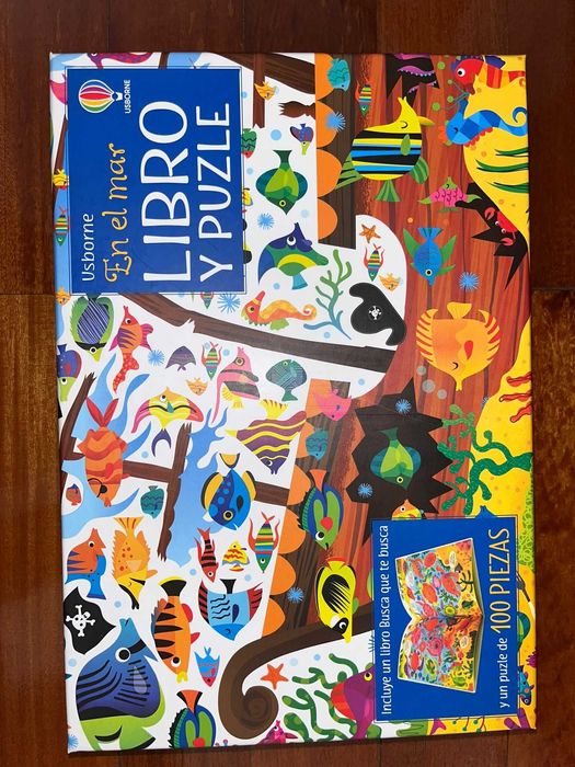Puzzle En el mar (100 peças), Usborne