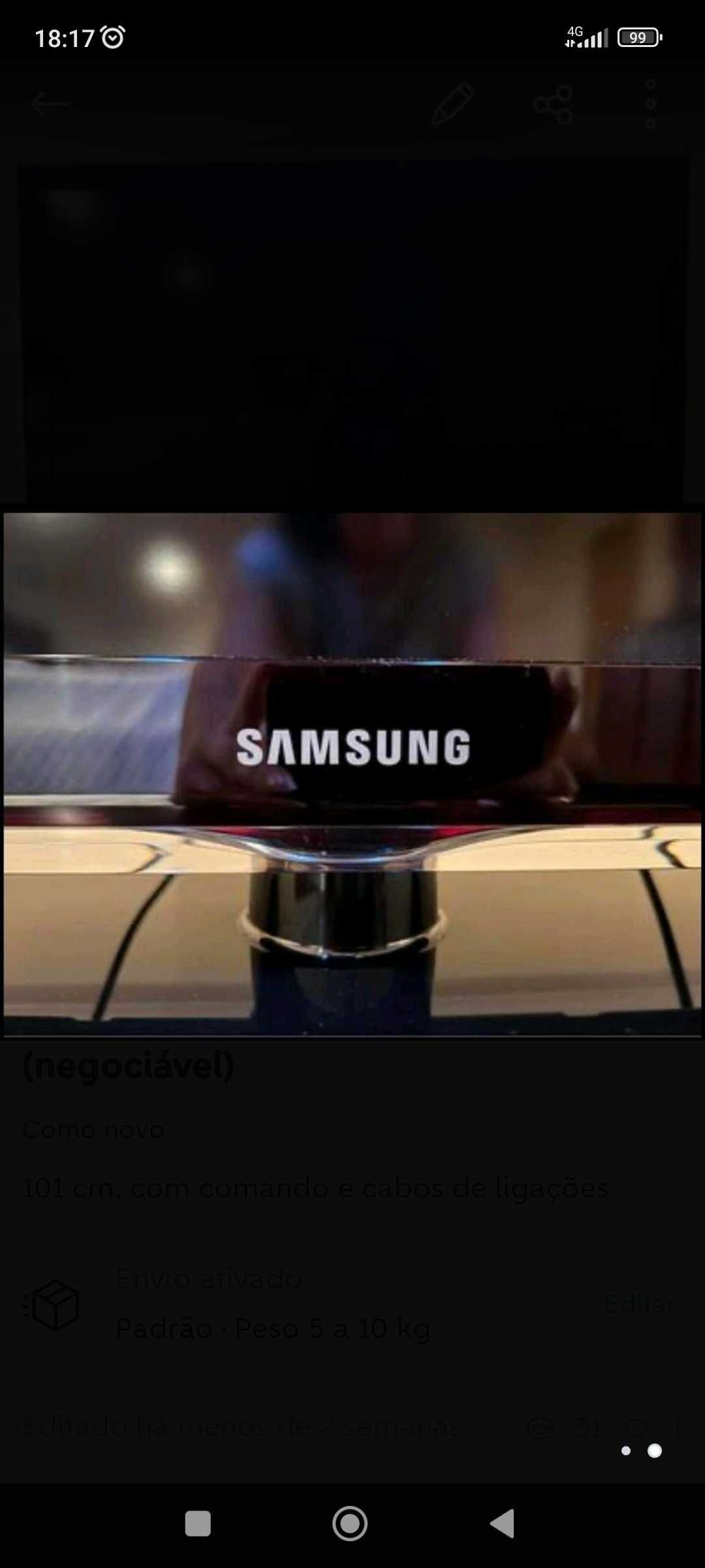 Vendo LCD Samsung COMO NOVO