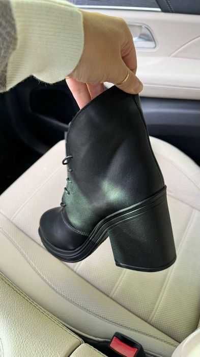 Черевики зимові натуральні жіночі. Женские зимние ботинки