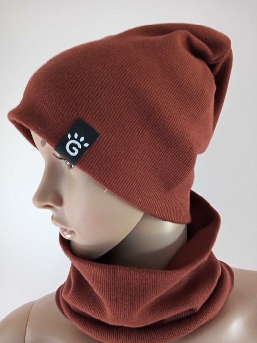 Komplet Zimowy Czapka Komin