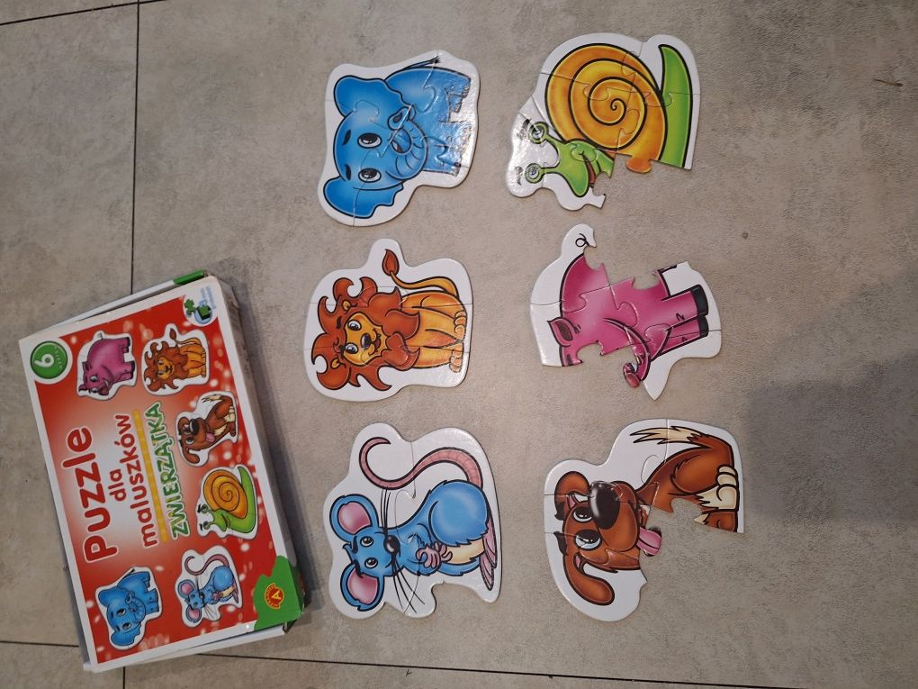 Komplet puzzli dla malucha 18m+
