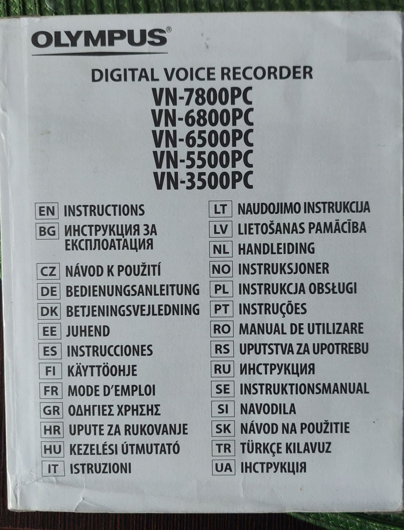 Dyktafon OLYMPUS VN-7800PC VN 7800 PC