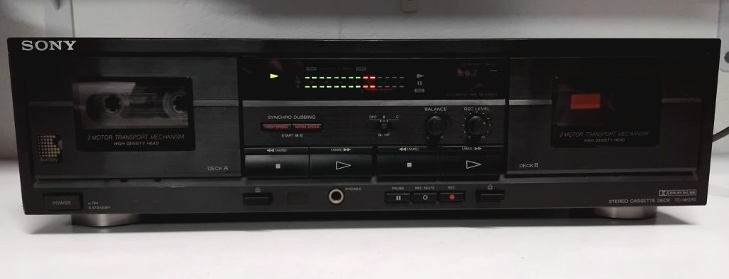 SONY deck cassettes TC-W370