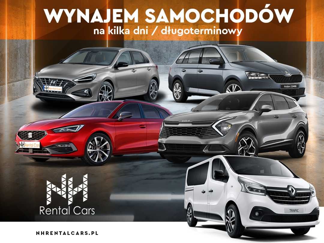 Wynajem aut B, C, D, SUV, busa 9 osobowego - Polska zagranica