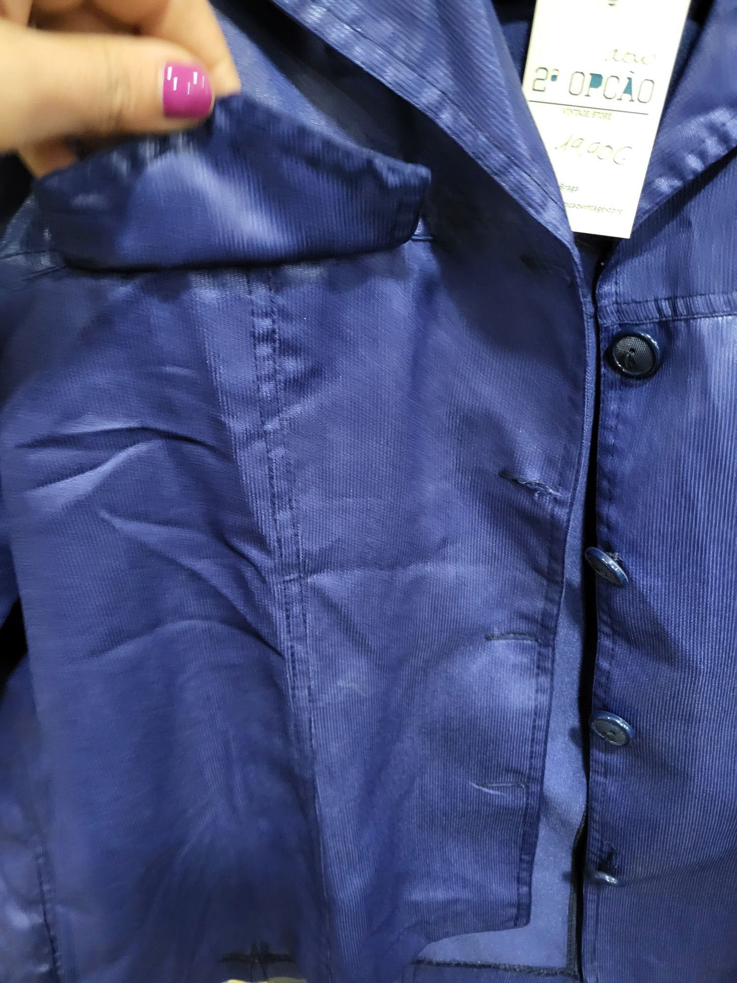 Camisa/casaco azul Calvin Klein