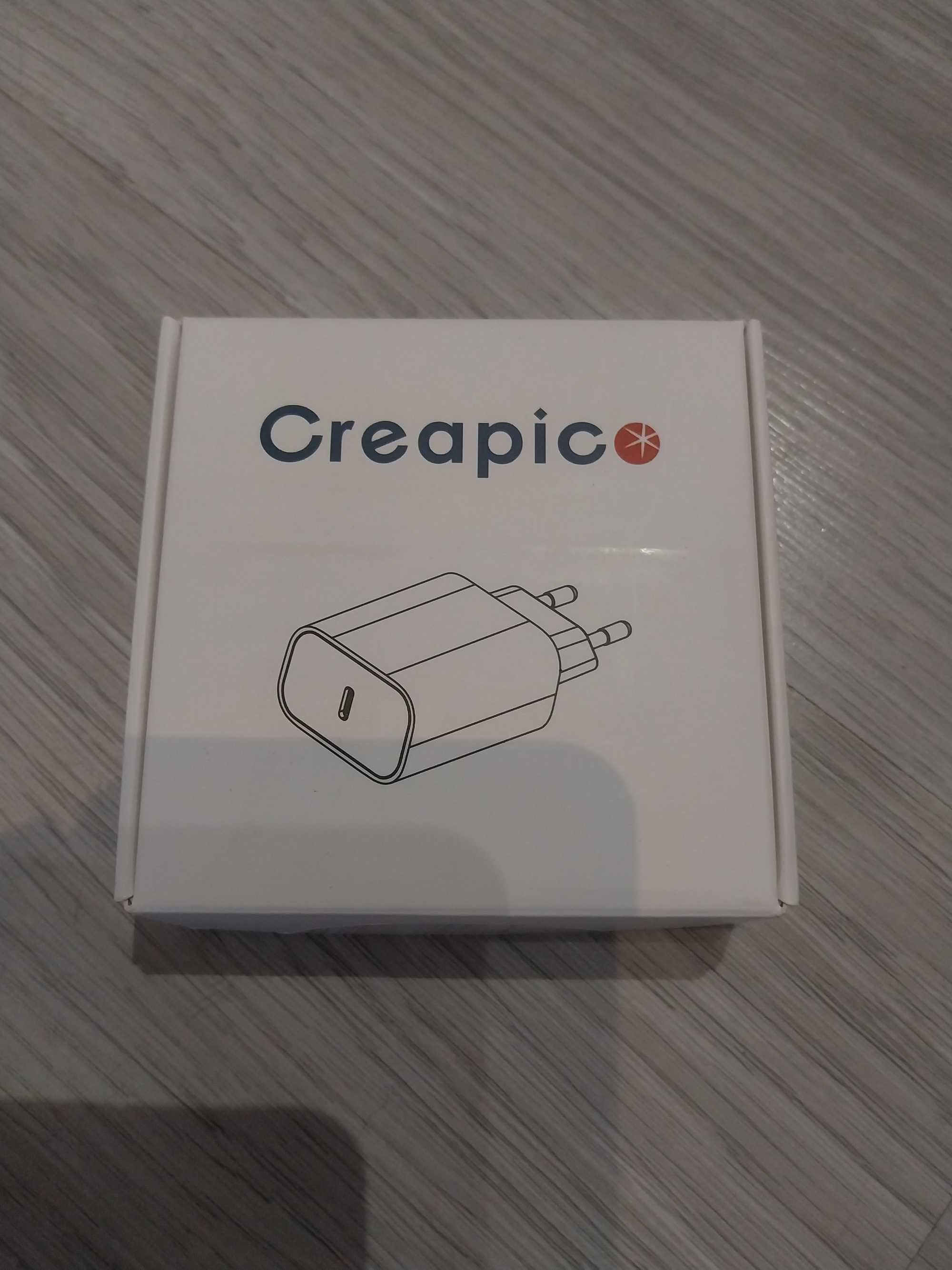 Ładowarka Sieciowa PD 1x USB-C 20W Biała Creapico