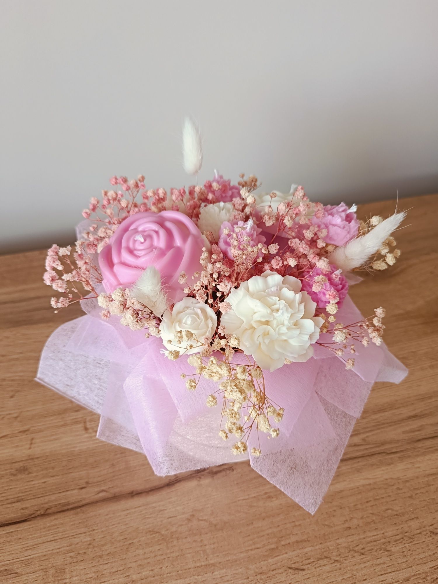 Flowerbox ze świec sojowych