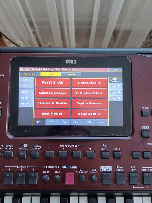 Semple Korg Pa 600.700.900.1000.2x.3x.4x.