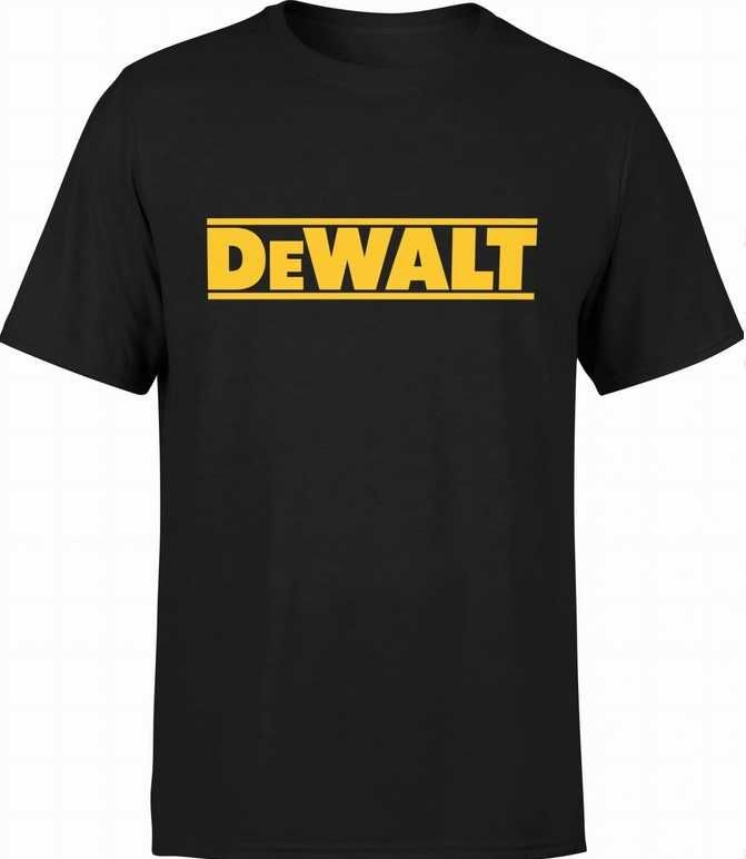 Koszulka męska Dewalt mechanik budowlaniec 100% BAWEŁNA rozm. M