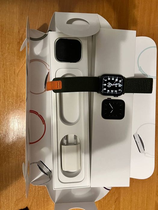 Apple watch 5 полная комплектация коробка зарядка