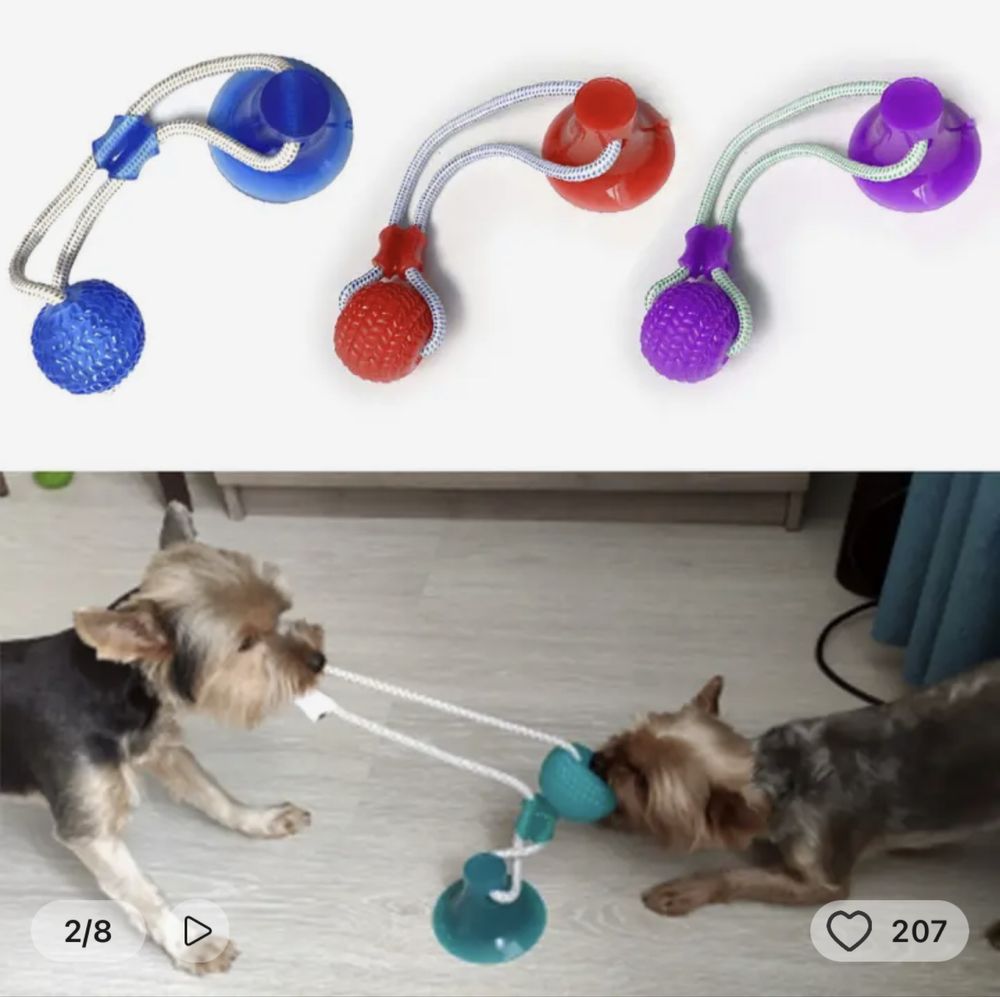 Brinquedo novo para animal