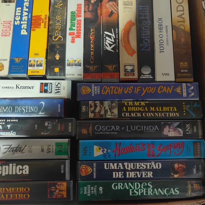Lote Vhs 11 - Ver lista Abaixo - PROMOÇÂO 1 €