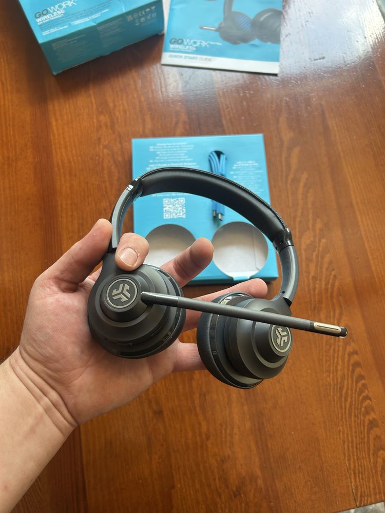 Навушники  JLAB GO WORK 2nd Gen Wireless Headset Black