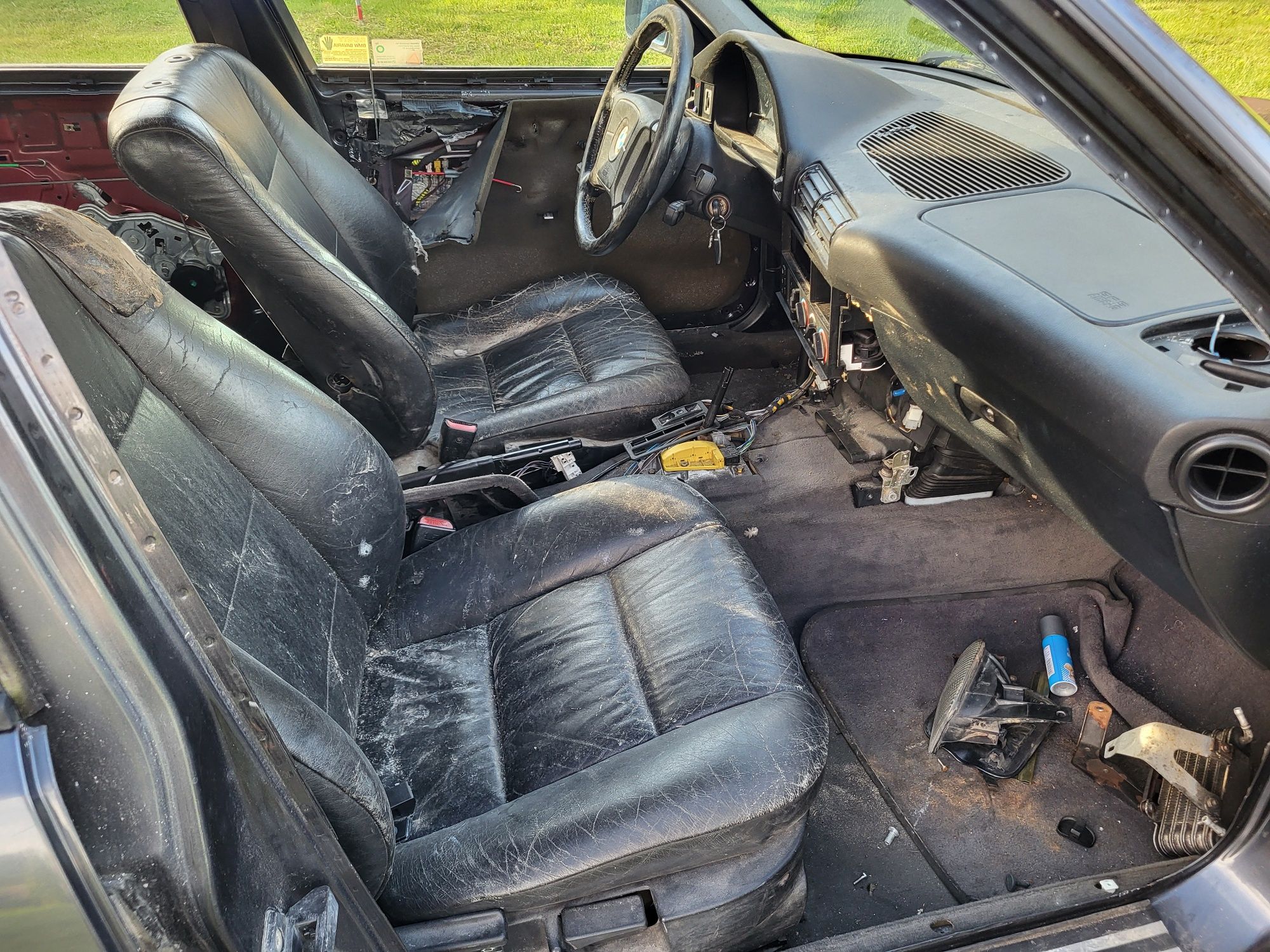 Części BMW E34 2.5 tds m51d25 drzwi błotnik maska lift Shadow Line