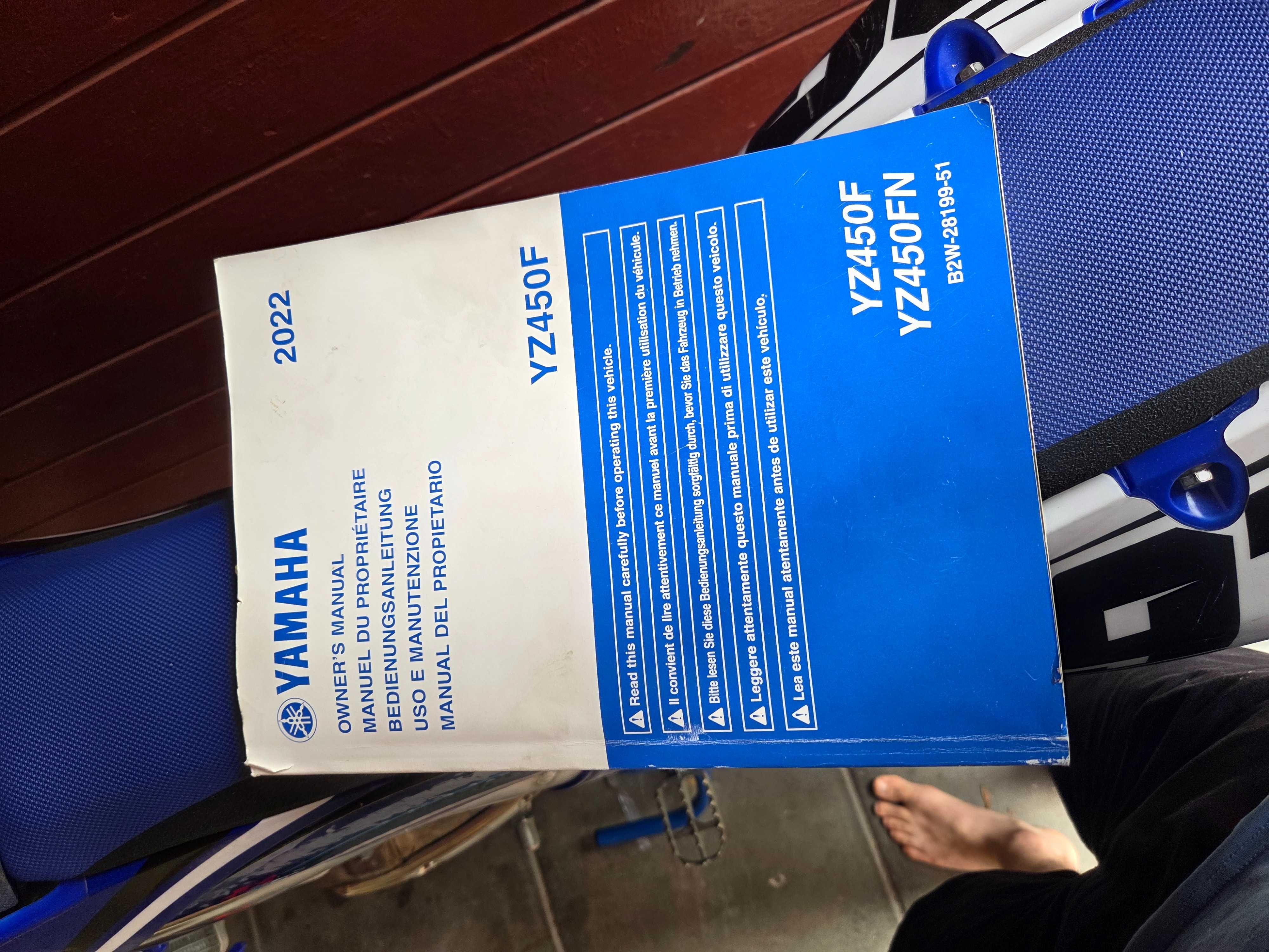 Yamaha yz450f 2022 tylko 56mth