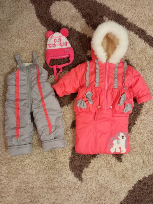 Зимовий комбінезон + шапка