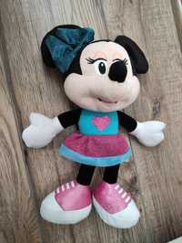 Maskotka Minnie Disney w niebiesko-różowym stroju ok. 25 cm