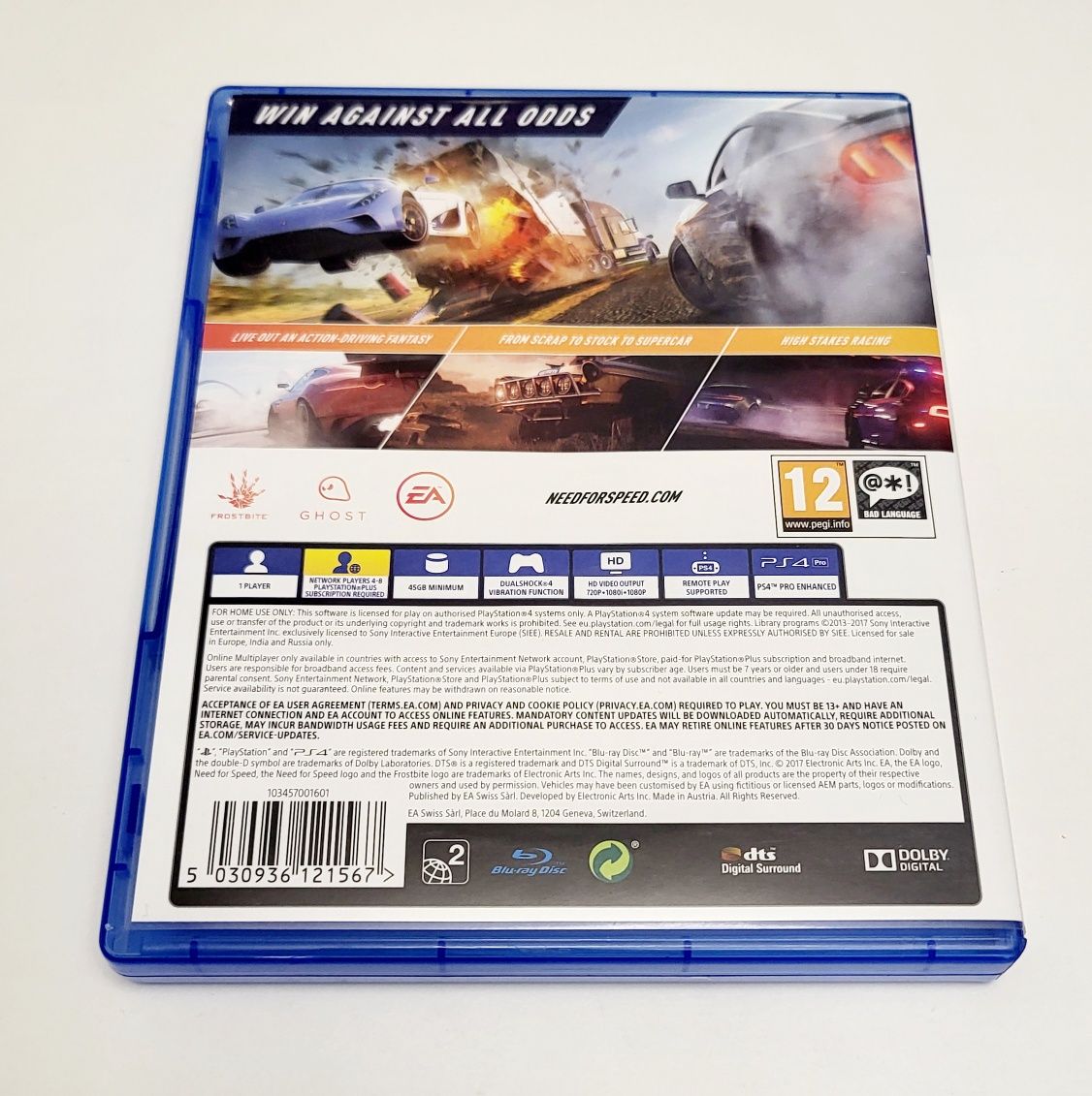 Gra Need for Speed Payback PL PS4 PS5 Playstation 4 5 NFS