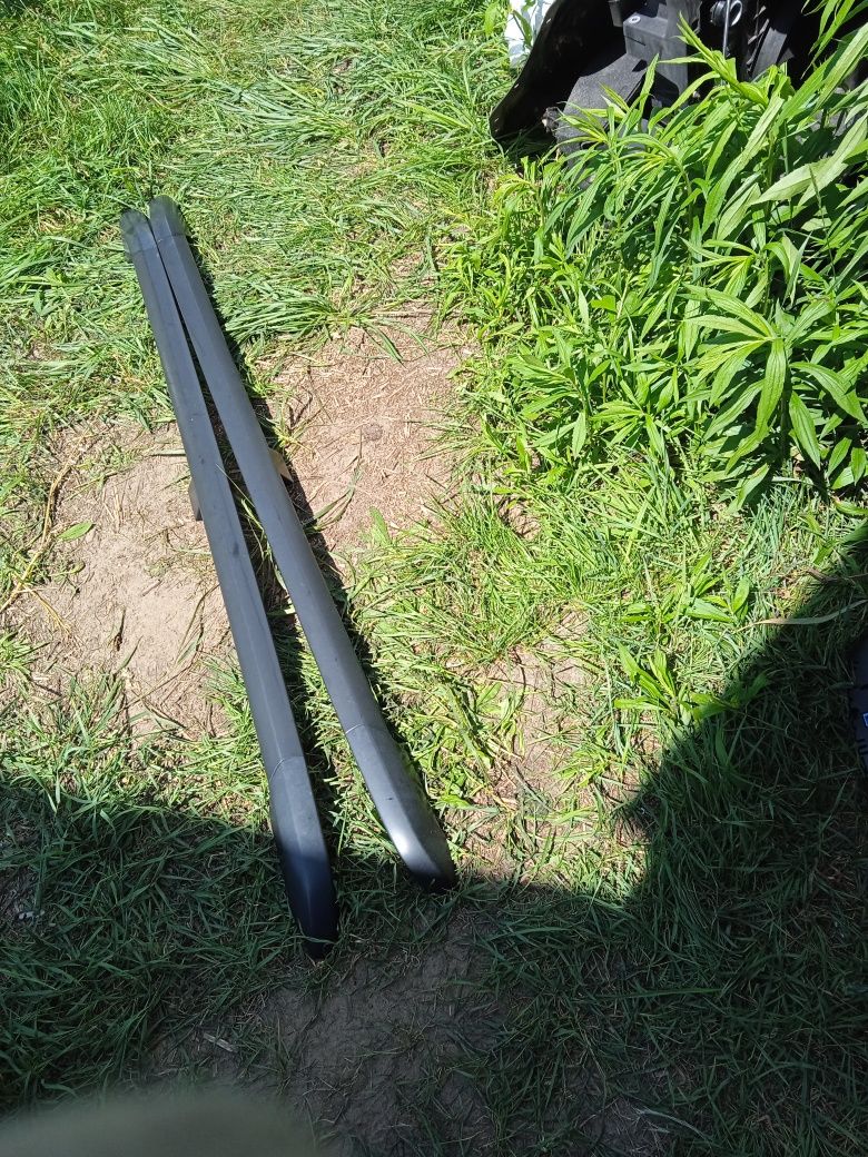 Oryginalne relingi dachowe VW caddy 4 15-20 krótki czarne