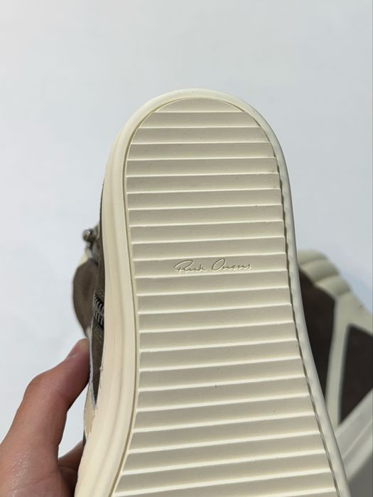кеды Rick Owens Geobasket Brown/Milk Shoes 41 42