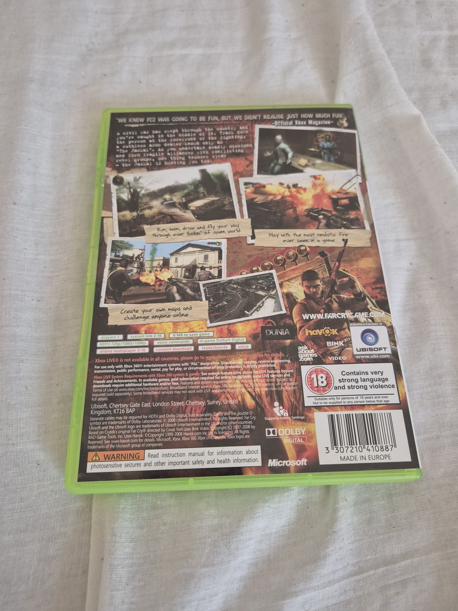 Gra Far Cry 2 Xbox 360