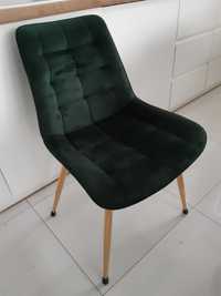 Krzesło zielone kair velvet duże solidne