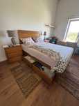 Conjunto quarto casal cama+ mesinhas+ estrado+ colchao