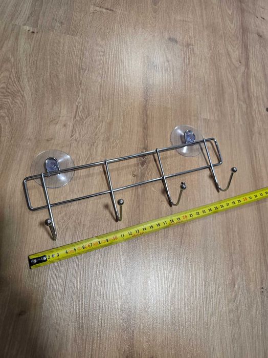 Uchwyt na ręczniki 4 haczykowy 30 cm
