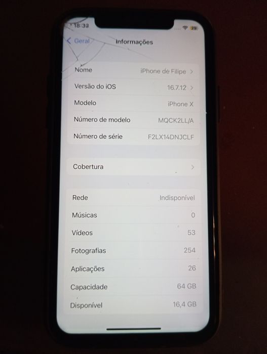 iPhone  X    64 GB