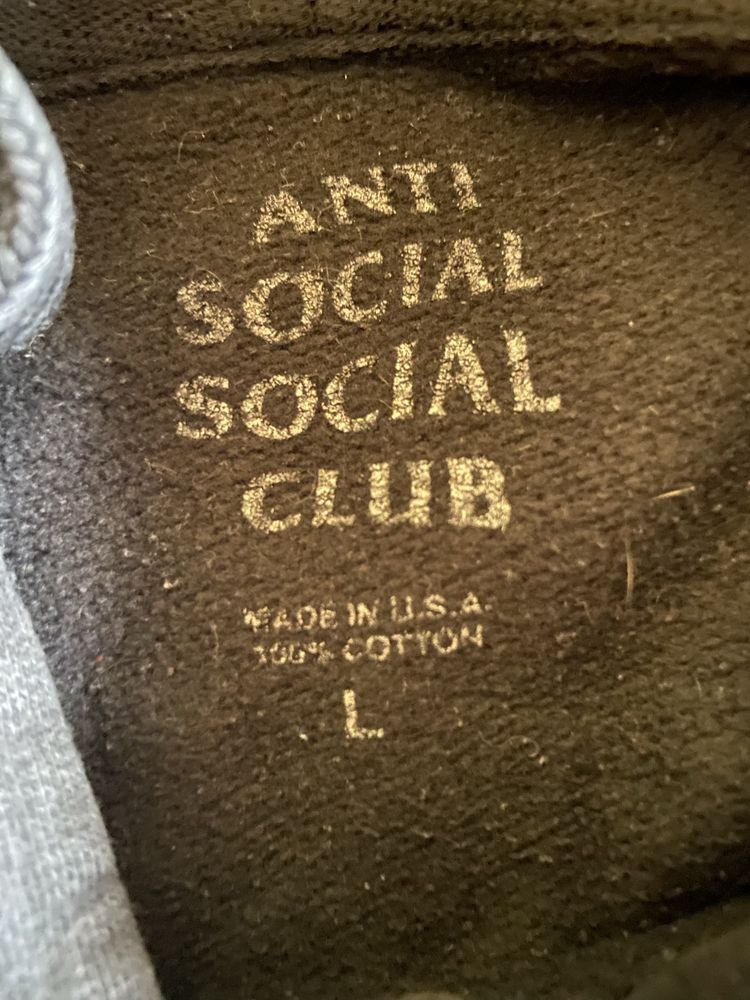Ооигінальна кофта худі ASSC Anti Social Social Club