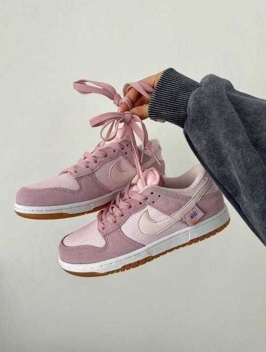 Женские кроссовки Nike Dunk Low Teddy Bear Pink 36-41 найк данк Скидка