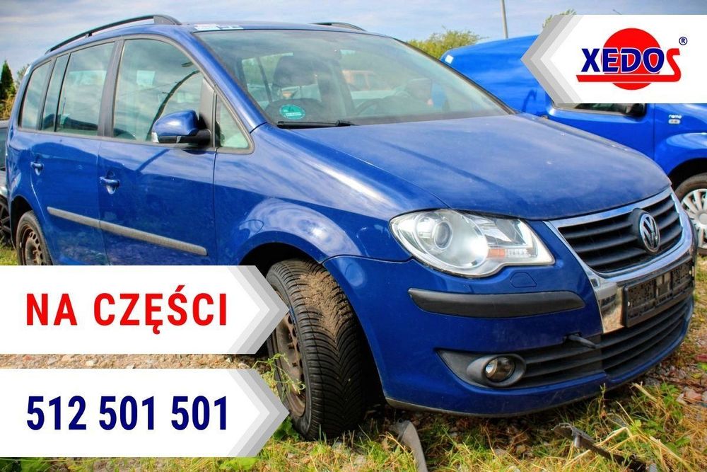 VW Touran 1T LIFT 2007 1.9TDI BLS Minivan (MASKA, ZDERZAK, LAMPA, BŁOTNIK, DRZWI, SZYBA, FOTEL)