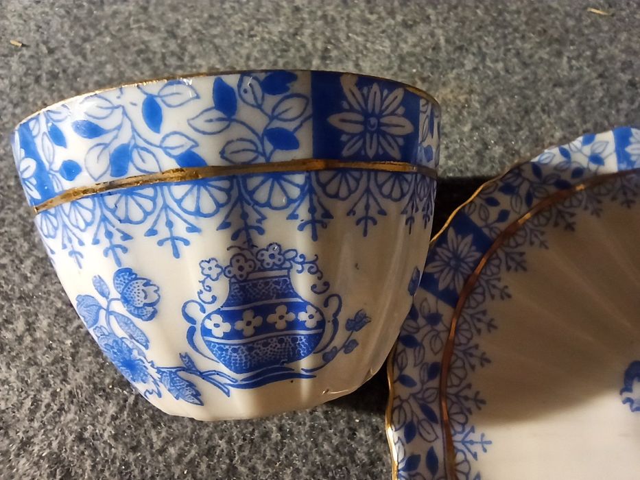 Porcelana ASKANIA China Blau Filiżanka do Mokka Kolekcjonerska