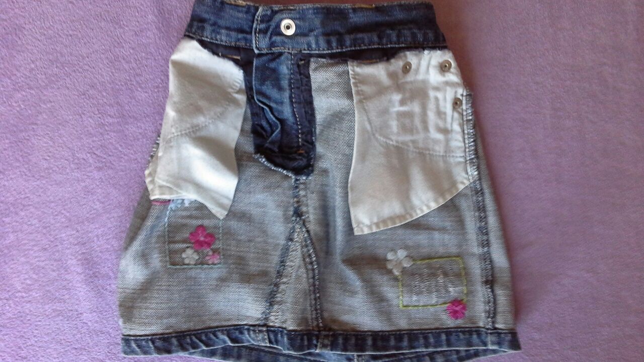 Spódnica jeansowa 3 latke - rozmiar 98 dla dziecka dzieci dziewczynki