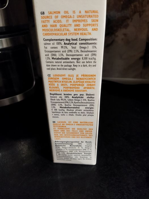 Масло , олія лосося для собак