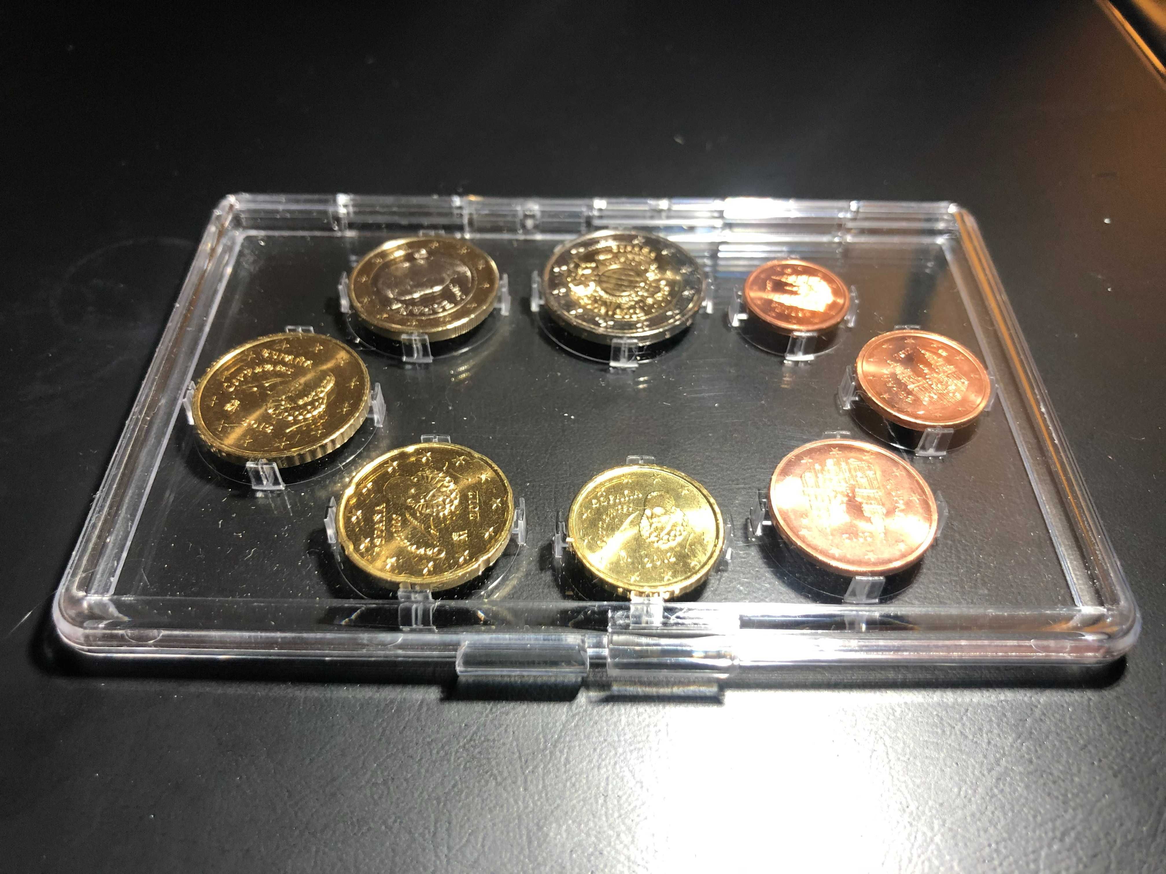 Set Anual Espanha 2011 UNC com Estojo-Inclui 2€ 10Anos Circulação Euro