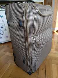 Duża walizka podróżna Ormi materiałowa  75*50*35cm idealny stan czysta