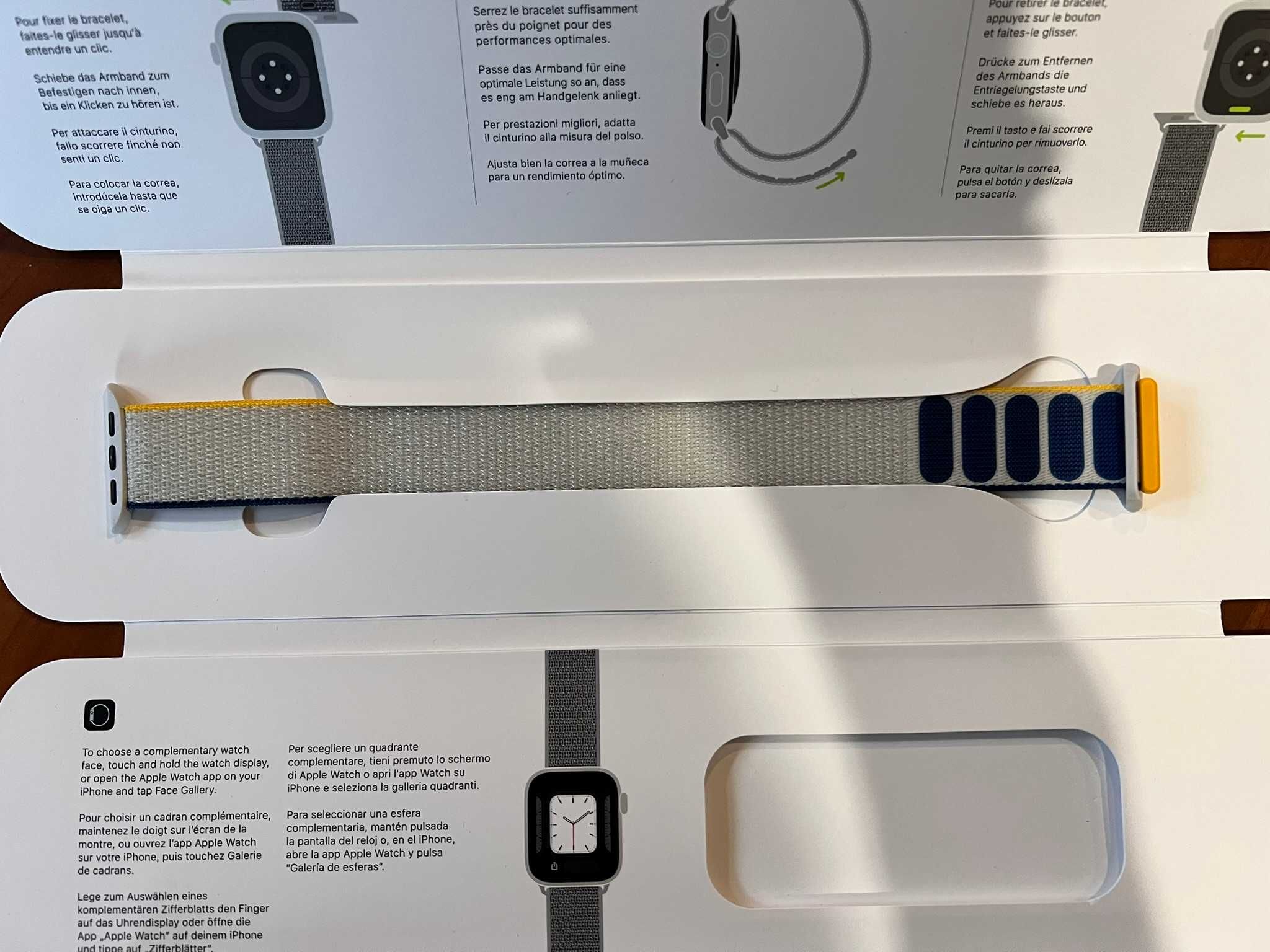 Pasek do Apple Watch 38 40 41 mm Solo Loop Sea Salt Oryginalne pudełko